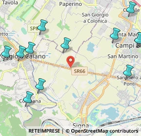 Mappa Via Vingone, 50013 Signa FI, Italia (3.23357)