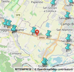 Mappa Via Vingone, 50013 Signa FI, Italia (3.21)