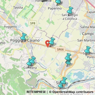 Mappa Via Sandro Pertini, 50058 Sant'Angelo FI, Italia (3.14143)
