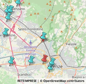 Mappa Via Enrico Bemporad, 50141 Firenze FI, Italia (6.07545)