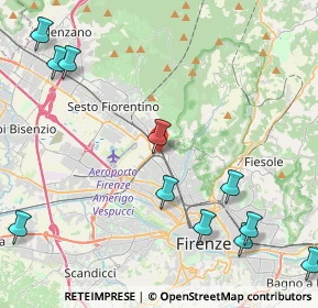 Mappa Via Enrico Bemporad, 50141 Firenze FI, Italia (5.83364)