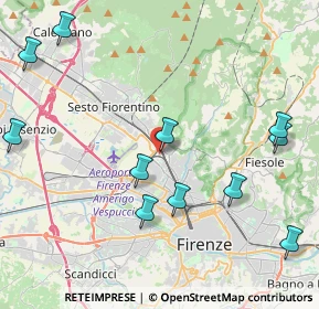 Mappa Via Enrico Bemporad, 50141 Firenze FI, Italia (5.12273)