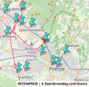 Mappa Via Enrico Bemporad, 50141 Firenze FI, Italia (5.18462)