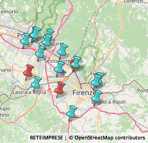 Mappa Via Enrico Bemporad, 50141 Firenze FI, Italia (7.84)