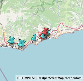 Mappa Via Privata Tivoli, 18038 Sanremo IM, Italia (5.65091)