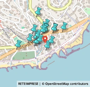 Mappa Via Privata Tivoli, 18038 Sanremo IM, Italia (0.144)