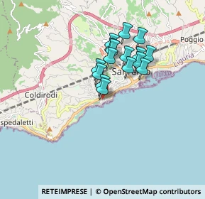 Mappa Via Barabino, 18038 Sanremo IM, Italia (1.35875)