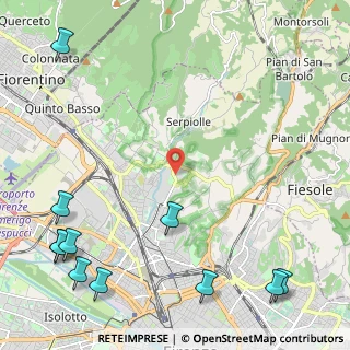 Mappa Viale Gaetano Pieraccini, 50132 Firenze FI, Italia (3.56364)