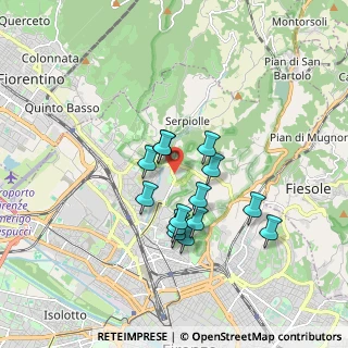 Mappa Viale Gaetano Pieraccini, 50132 Firenze FI, Italia (1.44929)