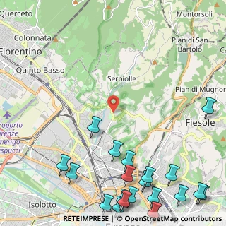 Mappa Viale Gaetano Pieraccini, 50132 Firenze FI, Italia (3.5725)