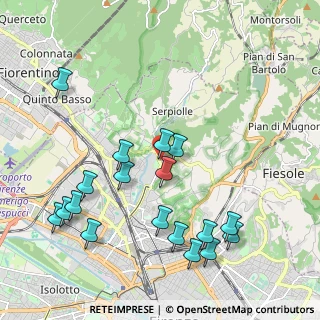 Mappa Viale Gaetano Pieraccini, 50132 Firenze FI, Italia (2.37444)