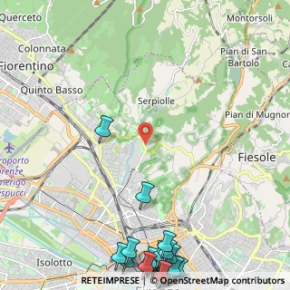 Mappa Viale Gaetano Pieraccini, 50132 Firenze FI, Italia (3.841)