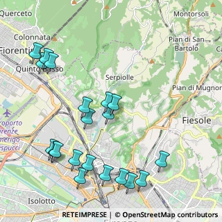 Mappa Area di parcheggio, 50139 Firenze FI, Italia (2.553)