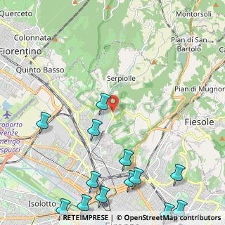 Mappa Viale Gaetano Pieraccini, 50132 Firenze FI, Italia (3.33462)