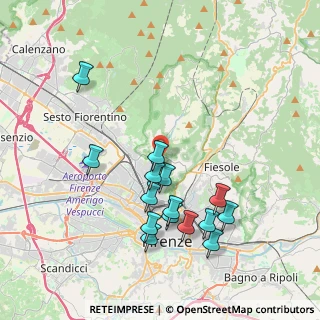 Mappa Viale Gaetano Pieraccini, 50132 Firenze FI, Italia (4.03)