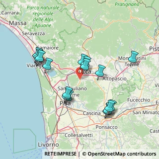 Mappa Via del Colletto, 55100 Lucca LU, Italia (15.54111)