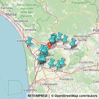 Mappa Via del Colletto, 55100 Lucca LU, Italia (10.3495)