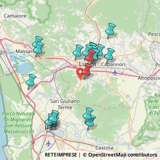 Mappa Via del Colletto, 55100 Lucca LU, Italia (8.09)