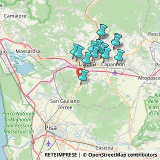 Mappa Via del Colletto, 55100 Lucca LU, Italia (6.45571)