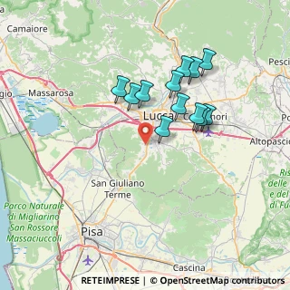 Mappa Via del Colletto, 55100 Lucca LU, Italia (6.27167)