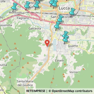 Mappa Via del Colletto, 55100 Lucca LU, Italia (3.52533)