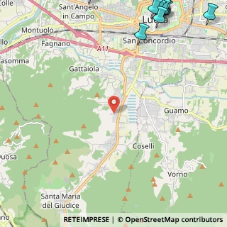 Mappa Via del Colletto, 55100 Lucca LU, Italia (4.09333)