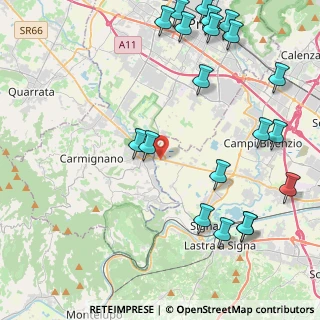 Mappa Via De Amicis, 50058 Signa FI, Italia (5.8115)