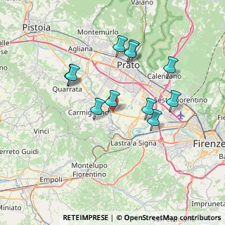 Mappa Via De Amicis, 50058 Signa FI, Italia (6.88727)