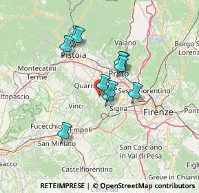 Mappa Via Francesco Redi, 59015 Carmignano PO, Italia (10.61636)