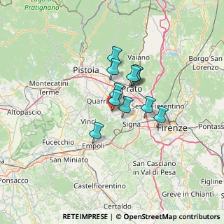 Mappa Via Lorenzo il Magnifico, 59015 Carmignano PO, Italia (8.78727)