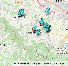 Mappa Via Francesco Redi, 59015 Carmignano PO, Italia (3.44813)