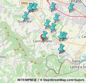 Mappa Via Francesco Redi, 59015 Carmignano PO, Italia (4.19857)