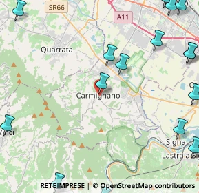 Mappa Via Francesco Redi, 59015 Carmignano PO, Italia (7.351)