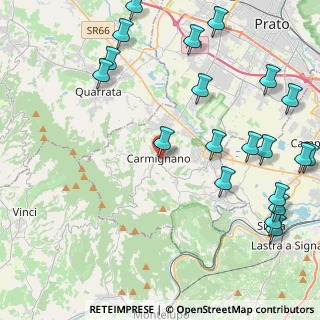 Mappa Via Lorenzo il Magnifico, 59015 Carmignano PO, Italia (5.8875)