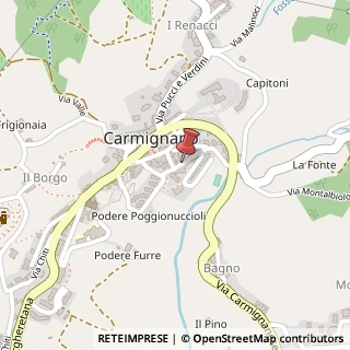 Mappa Via redi francesco 26, 59015 Carmignano, Prato (Toscana)
