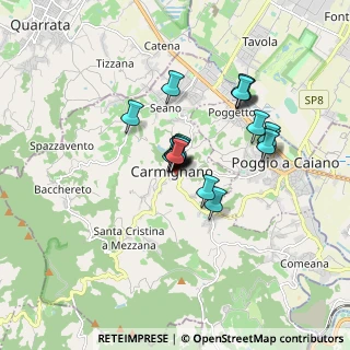 Mappa Largo della Misericordia, 59015 Carmignano PO, Italia (1.242)