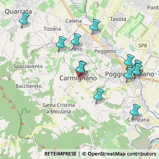 Mappa Via Lorenzo il Magnifico, 59015 Carmignano PO, Italia (2.34308)