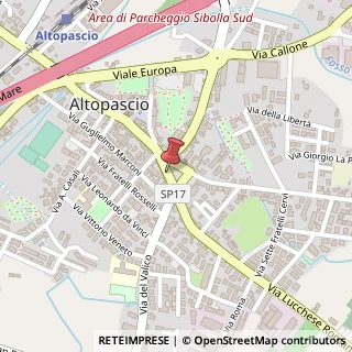 Mappa Via Cavour, 25, 55011 Altopascio, Lucca (Toscana)