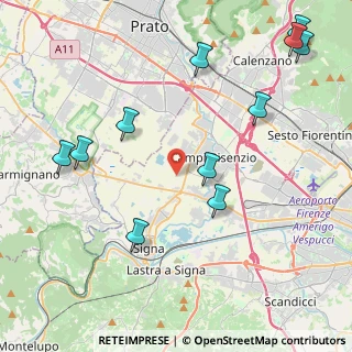 Mappa Via delle Pertiche, 50058 Signa FI, Italia (5.24364)