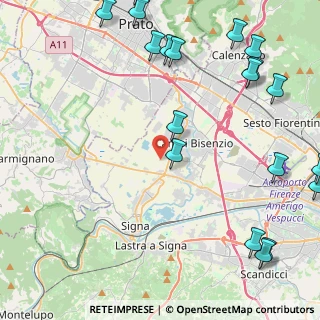 Mappa Via delle Pertiche, 50058 Signa FI, Italia (6.6095)
