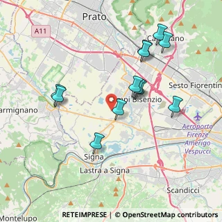 Mappa Via delle Pertiche, 50058 Signa FI, Italia (3.83417)