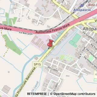 Mappa Via Bientina, 34b, 55011 Altopascio, Lucca (Toscana)