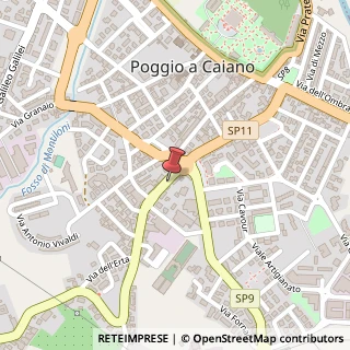 Mappa Via Soffici Ardengo, 87, 59016 Poggio a Caiano, Prato (Toscana)