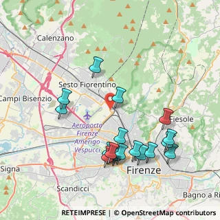 Mappa Via Mario Luzi, 50141 Firenze FI, Italia (4.34389)
