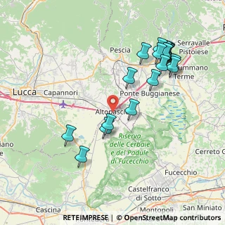 Mappa Via Guglielmo Marconi, 55011 Altopascio LU, Italia (8.9015)