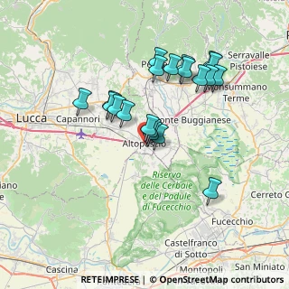 Mappa Via Guglielmo Marconi, 55011 Altopascio LU, Italia (6.6465)
