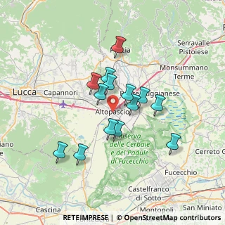 Mappa Via Guglielmo Marconi, 55011 Altopascio LU, Italia (5.73571)