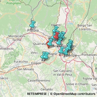 Mappa Via L. Becagli, 59016 Poggio a Caiano PO, Italia (10.17278)