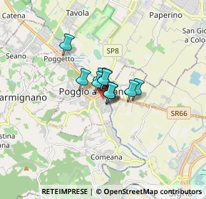 Mappa Via L. Becagli, 59016 Poggio a Caiano PO, Italia (0.69091)