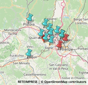 Mappa Via Alessandro Allori, 59016 Poggio a Caiano PO, Italia (9.73077)